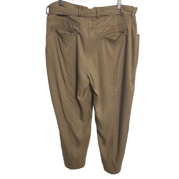 Sundance | Women's Fluid Days Paperbag High Waist Belted Pants (Size 16) - Picture 15 of 16